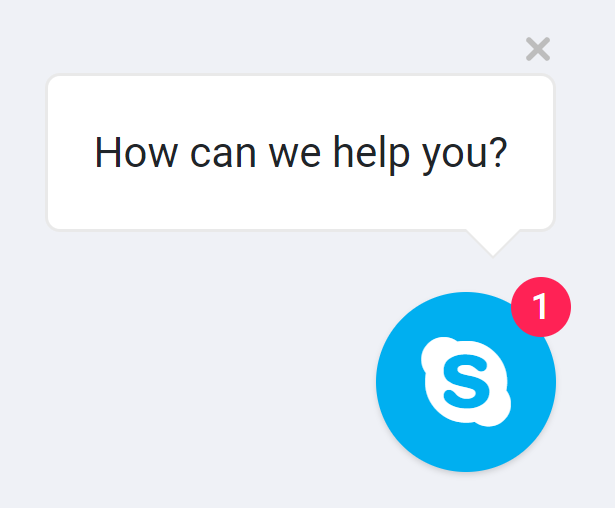 Skype Button Only 1